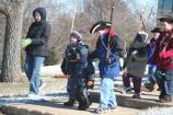 New recruits on the march.