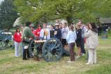 Visitors Learn about the Cannons