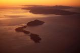 Aerial Channel Islands looking west