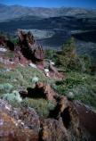 view from the top of Big Cinder Butte cinder cone