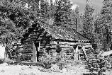 This cabin, also known as the Hermit's Cabin, was occupied by many early visitors to Devils Postpile as early as 1909.