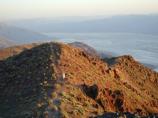 Looking south along the ridge of the Black Mountains at Dante's View.