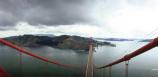 This photo was taken by special permission from the Golden Gate Bridge district, who allowed the photographer to photograph this view to use for our website and publications.