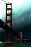 This photo was taken in the parking lot at Fort Point. A large, dark, omnious cloud came in that day. This was the shot that was taken.