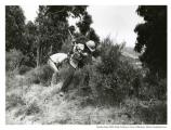 “Youth employment program worker joining in the war on exotic plants,” Marin Headlands, 1978.
