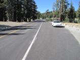 Parking for the trailhead is by way of a pullout on the southbound side of the park road.