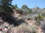 Collapsed qanat at Bathtub Spring