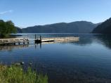 Docks and boat ramps provide boaters with access to the waters of Lake Crescent.