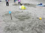 2005 Sand Sculpture Contest: Children's Individual Entry #01: Sea Turtle, by Seiji