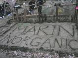 2006 Sand Sculpture Contest: Best Use of Plastic Award Winner: Entry #9 Marin Inorganic by Kathleen Huntington and Eco Friendly Gardeners, Detail of Sign