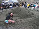 2006 Sand Sculpture Contest: Adults' Group Entry #01: In His Hands by One Big Family