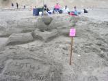 2005 Sand Sculpture Contest: Adults' Group Entry #03: Lotus, by Oates, Gerhard, and Brothers