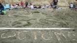 2011 Sand Sculpture Contest: Adult/Family Group 1st Place Winner: Entry #45: Octomom, by the Errecart Family