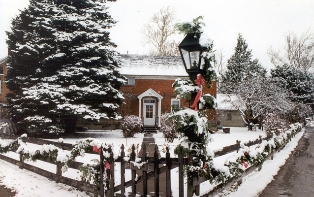 Amana Colonies dwelling in the winter