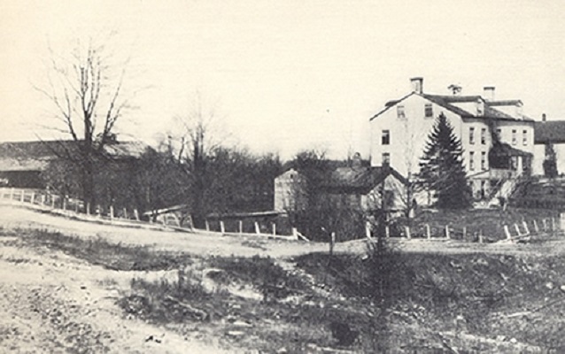 historic photo of the north union shaker settlement