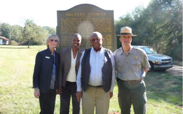 Historic Marker for Archery, Georgia