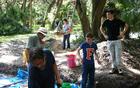 Archaeologists at work