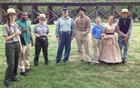 Youth employees and volunteers at Harpers Ferry.
