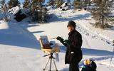 artist in the field