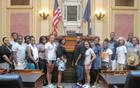 MLW Leadership Institute students at Va Capitol