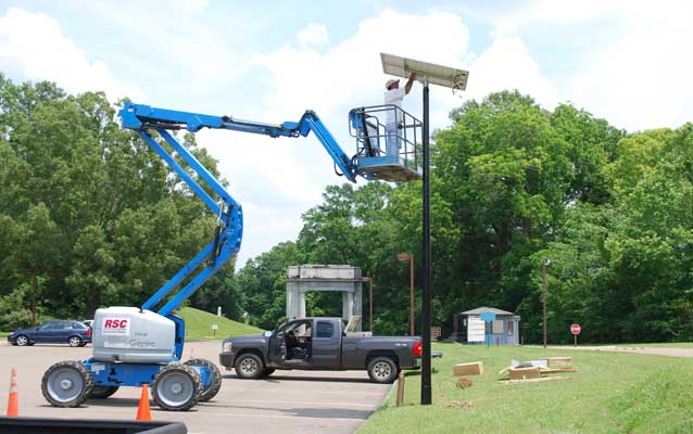 Solar Lighting Installation