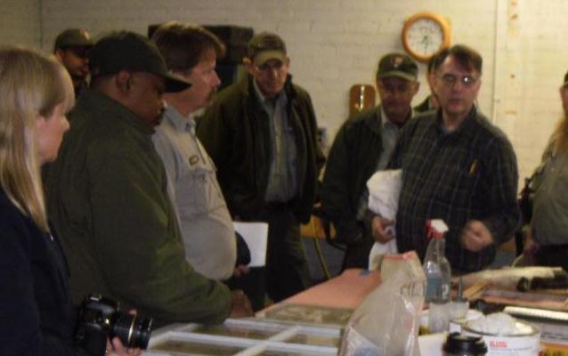 PAST Program Students Learning Preservation Techniques