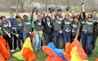 A group of international Fulbright scholars joined a local Stream Team for a cleanup.