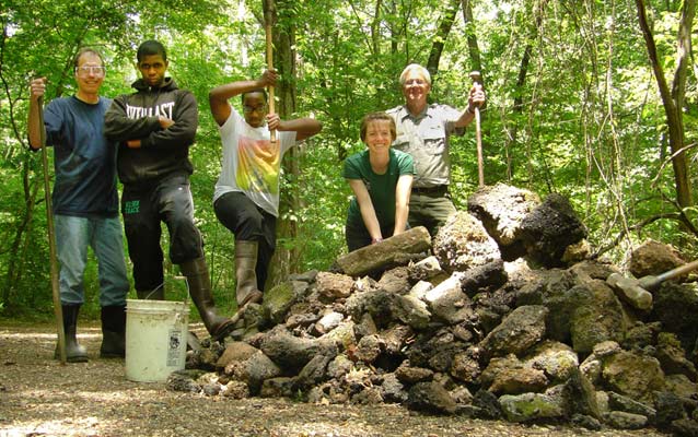 Rock Creek Conservancy Stream Team, Pinehurst Tributary, May 2012
