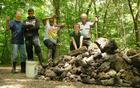 Rock Creek Conservancy Stream Team, Pinehurst Tributary, May 2012