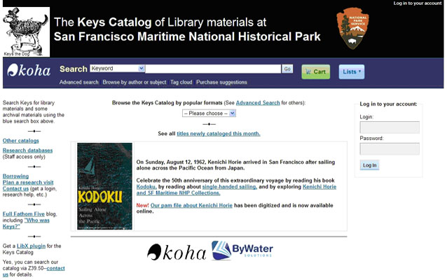 Screenshot of a page showing information about the book