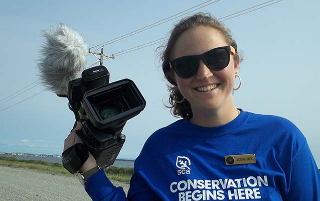 Image of volunteer videographer 