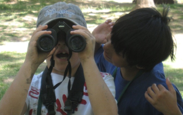 Jr Rangers Campers get a lesson in birding