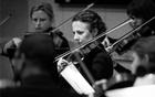 The Fairbanks Summer Arts Festival String Orchestra performs.