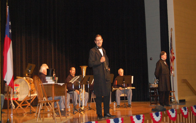 Civil War band performance