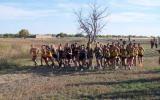 Cross country teams compete on the Santa Fe Trail