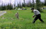 Cedar Breaks employees use safety equipment on the job daily.
