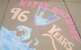 Chalk drawing