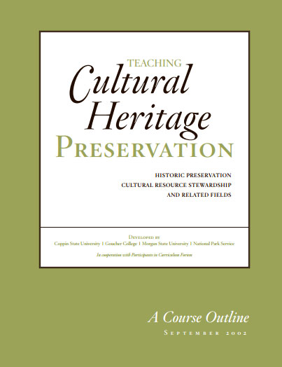Teaching Cultural Heritage Preservation 