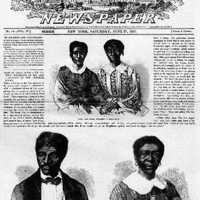 Front page of Frank Leslie's Illustrated Newspaper, June 27, 1857.