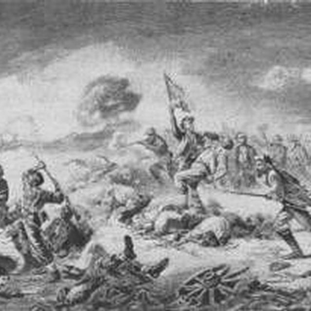 Lithograph of the Battle of the Crater
