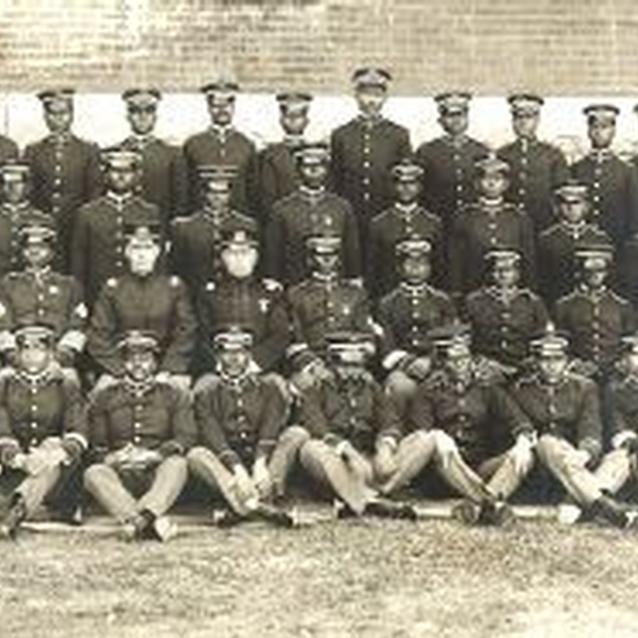 Photo of Company I of the 24th U.S. Infantry, c. 1900