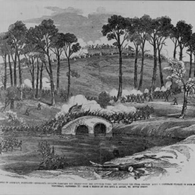Print of the Battle of Antietam