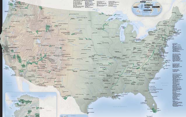 National Park System Map and Guide