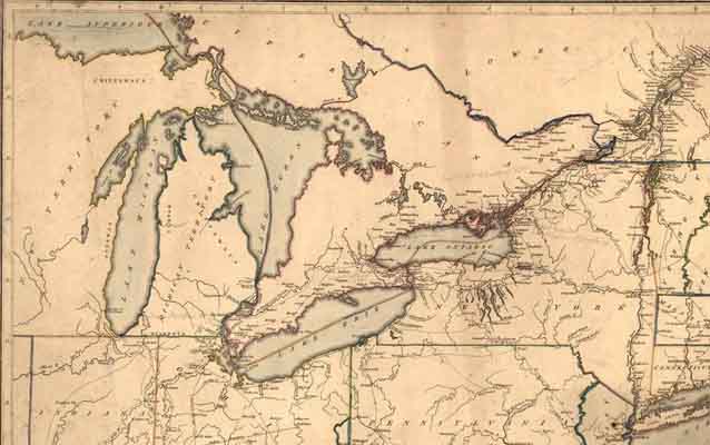 War of 1812 battle map