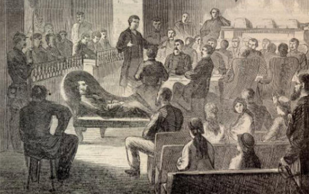 Courtroom scene