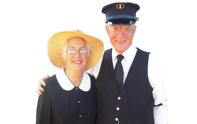Historically Costumed Lighthouse Keeper and Wife