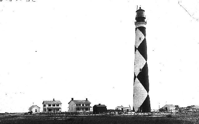 Cape Lookout Light Station circa 1913