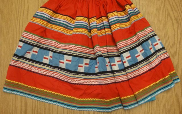 Traditional Miccosukee dress