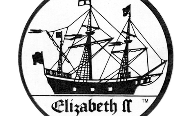 The Elizabeth II, one of seven ships that sailed on the 1584 journey to Roanoke Island
