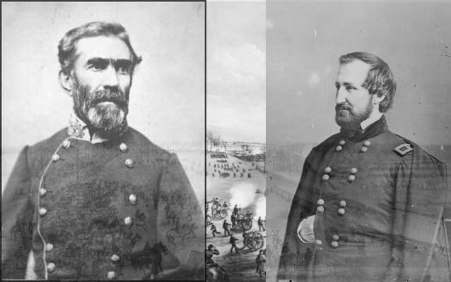 General Braxton Bragg and General William Rosecrans